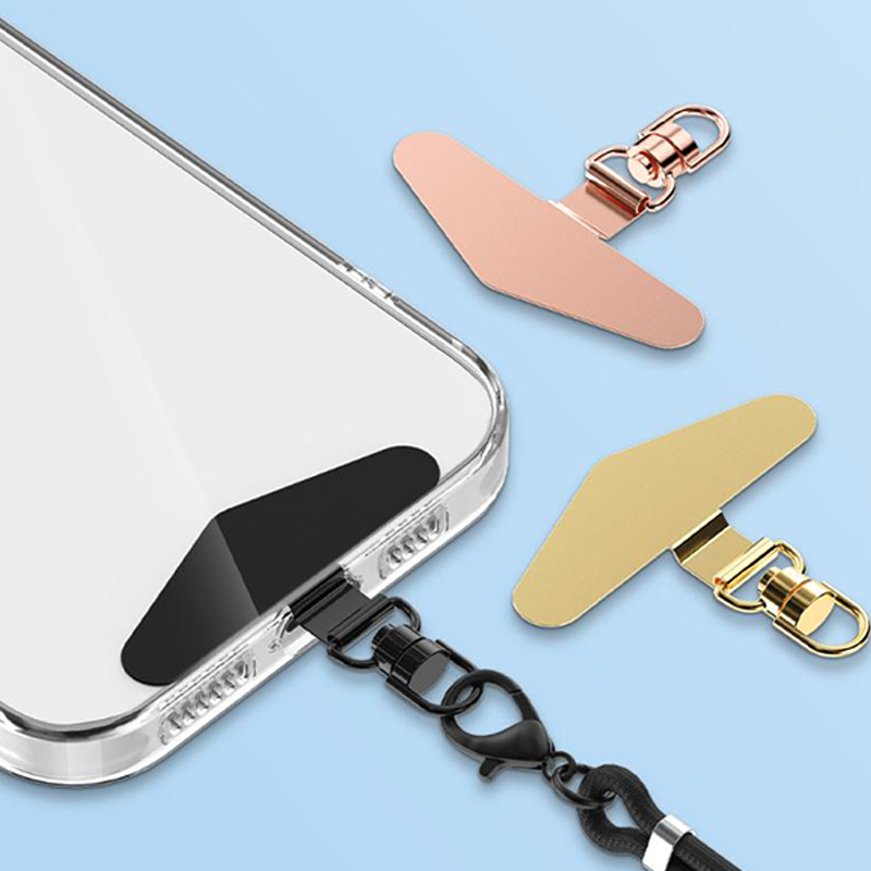 Mobile Electronics Gadgets - スチール製スマホストラップガスケットパッチ、落下防止、紛失防止、携帯電話ロープカード、メタルクリップストラップ、吊り下げコードタブアクセサリー