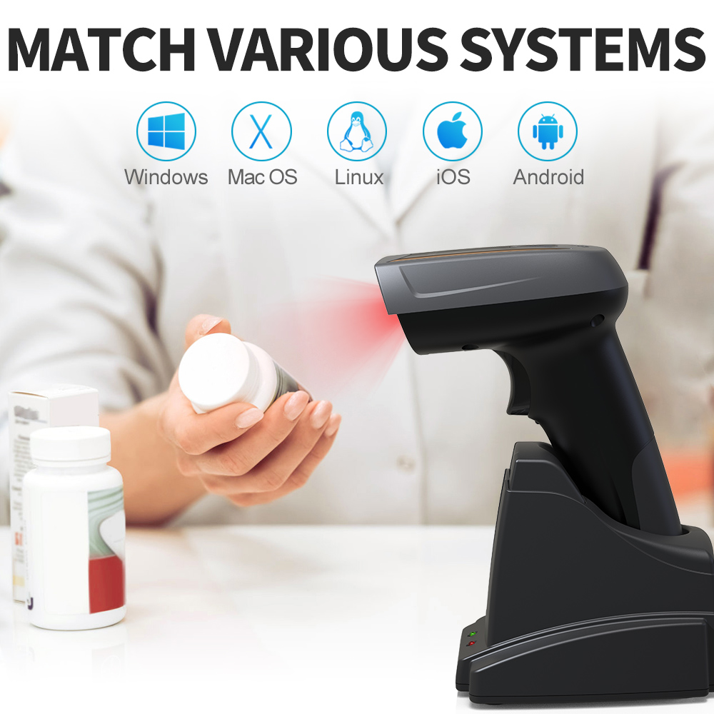 Barcode Scanner Wireless - GTCODESTAR X-1801B Qr 1D 2D バーコード