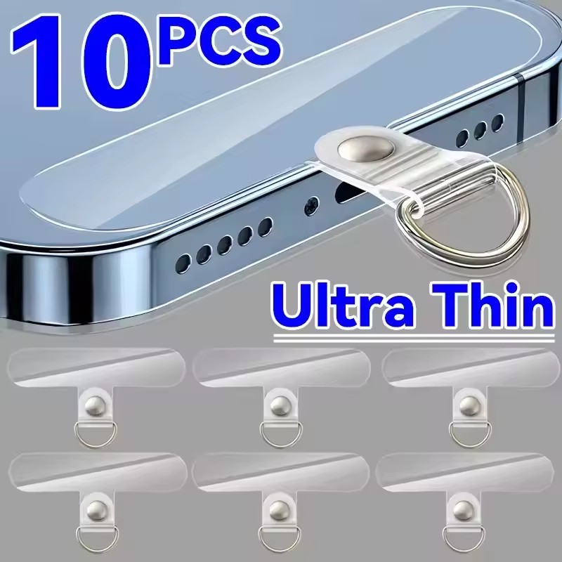 Mobile Electronics Gadgets - ユニバーサル透明取り外し可能な電話ストラップクリップカードリストコードストラップパッチサムスン Iphone Huawei Xiaomi アクセサリー用