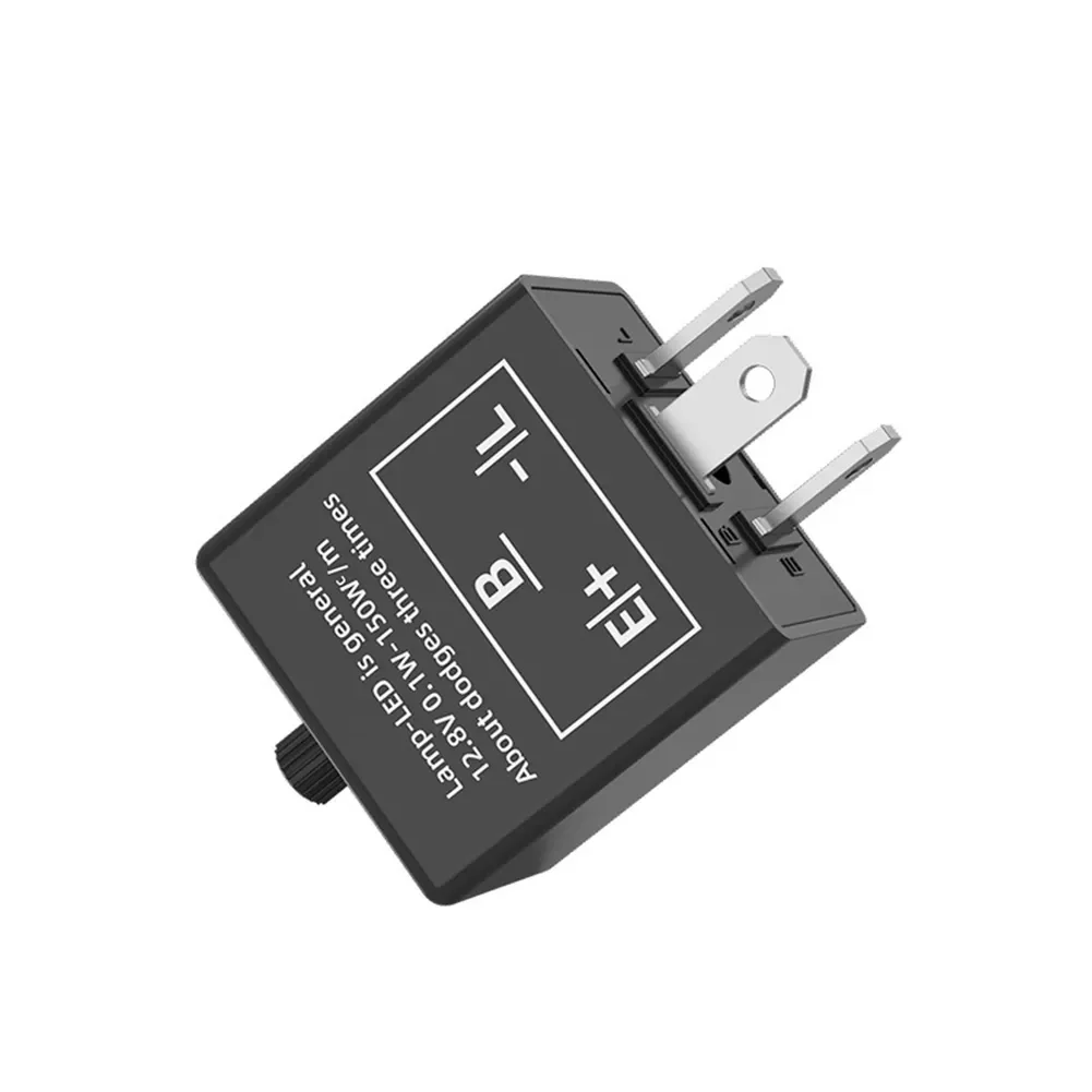 Electronic Gadgets - 12v 3 ピン調整可能な LED フラッシャーリレーオートバイターンシグナルライト LED