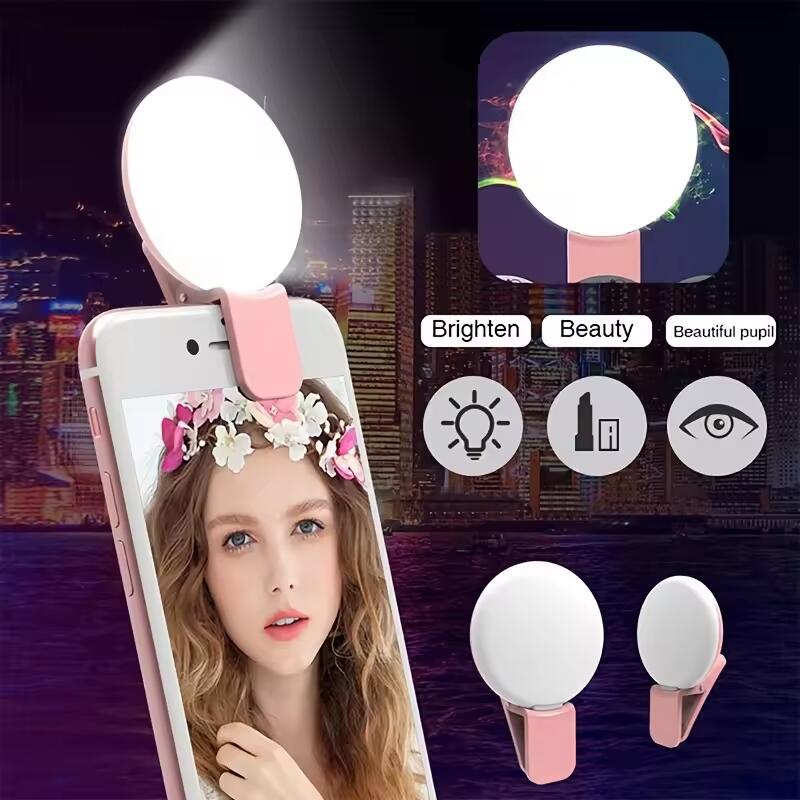 Mobile Electronics Gadgets - ポータブル LED ライト携帯電話ミニ自撮り補助光メイクアップ調整可能な電話ランプスマートフォンユニバーサル Iphone アクセサリー