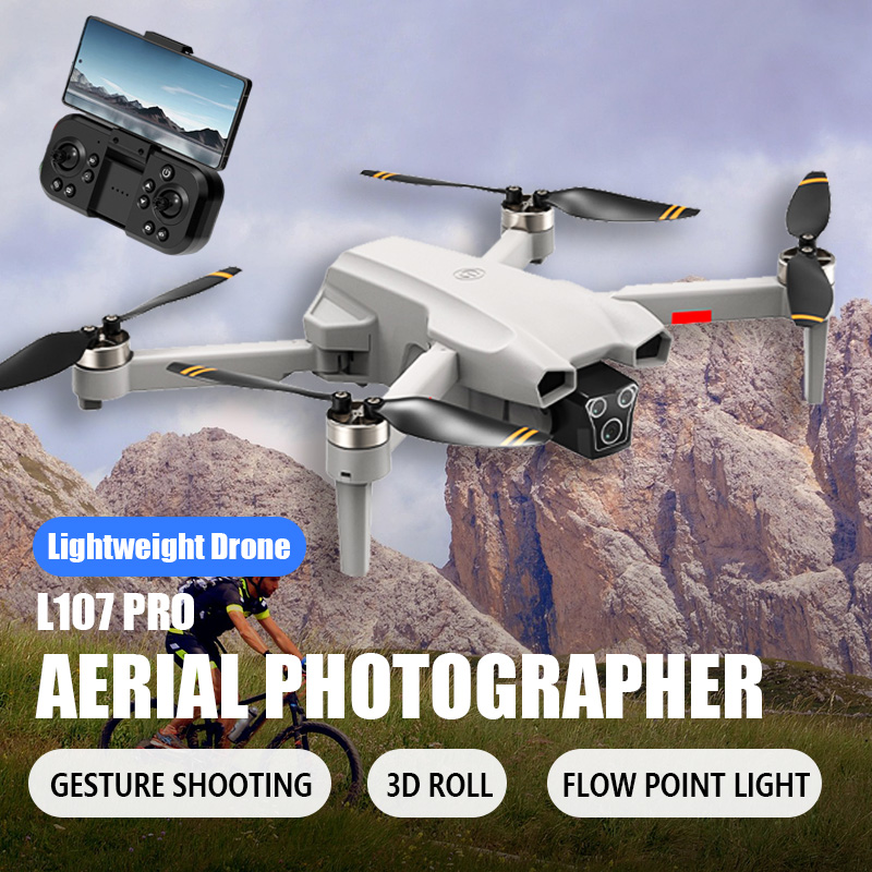 Electronics And Gadgets H - L017 Proドローン ミニ折りたたみ式クアッドコプター 8KプロフェッショナルHD 360 °