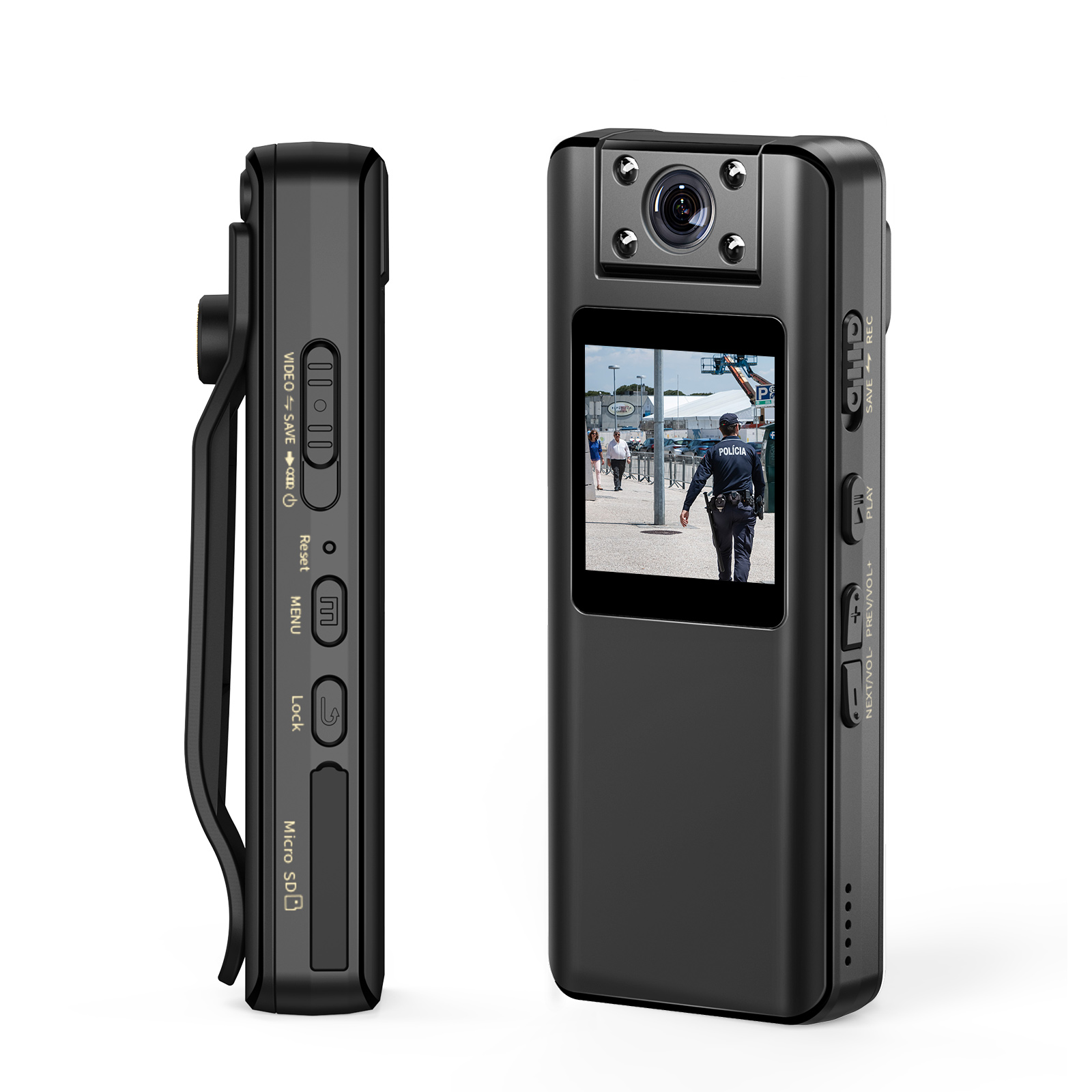 Compact Camera Mirrorless - ミニデジタルカメラ,BOBLOV-A22 p,HD,暗視,スポーツ,警察,乳母用の小型磁気カムコーダー,1080