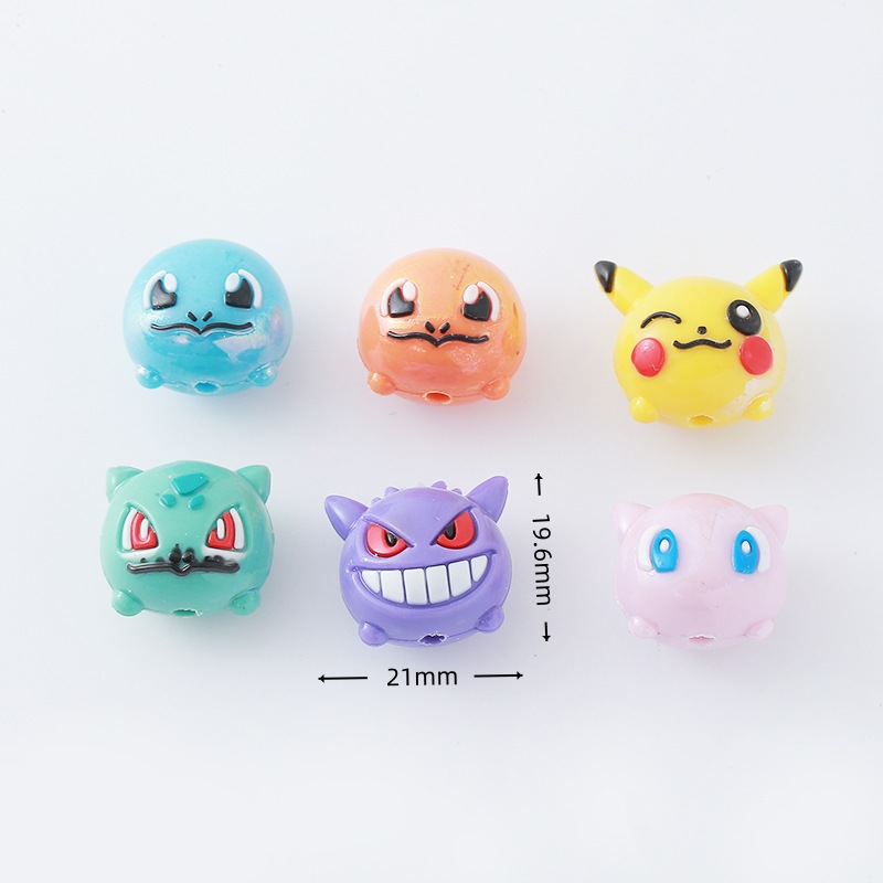 12 個ポケモンビーズ DIY 携帯電話ストラップキーホルダ - Mobile Electronics Gadgets のレビューと価格