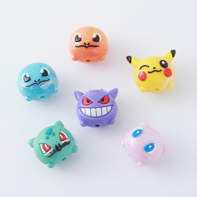 12 個ポケモンビーズ DIY 携帯電話ストラップキーホルダ - Mobile Electronics Gadgets のレビューと価格