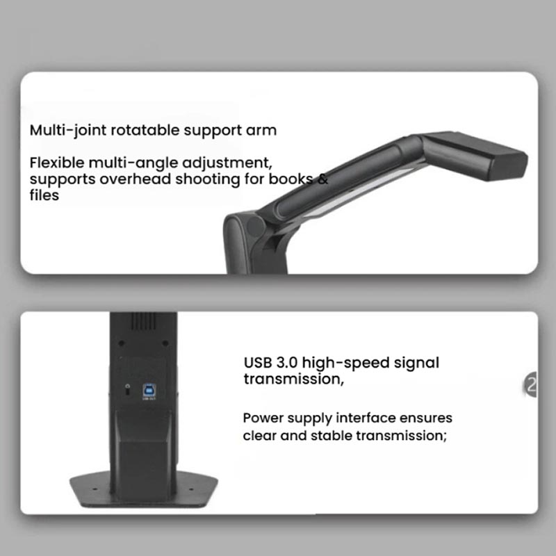 ポータブル折りたたみ式ドキュメントカメラビジュアルプレゼンタ - Document Camera Visualizer のレビューと価格