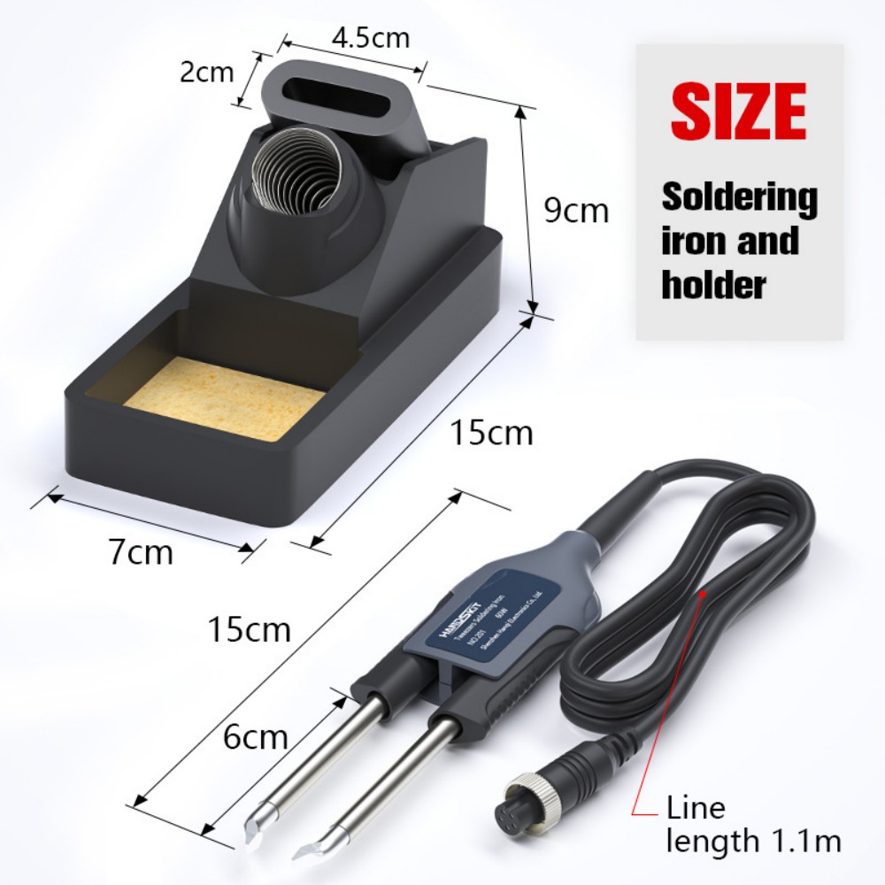 T12 はんだ付けピンセットハンドル – デュアルチャンネル - Electronic Gadgets のレビューと価格