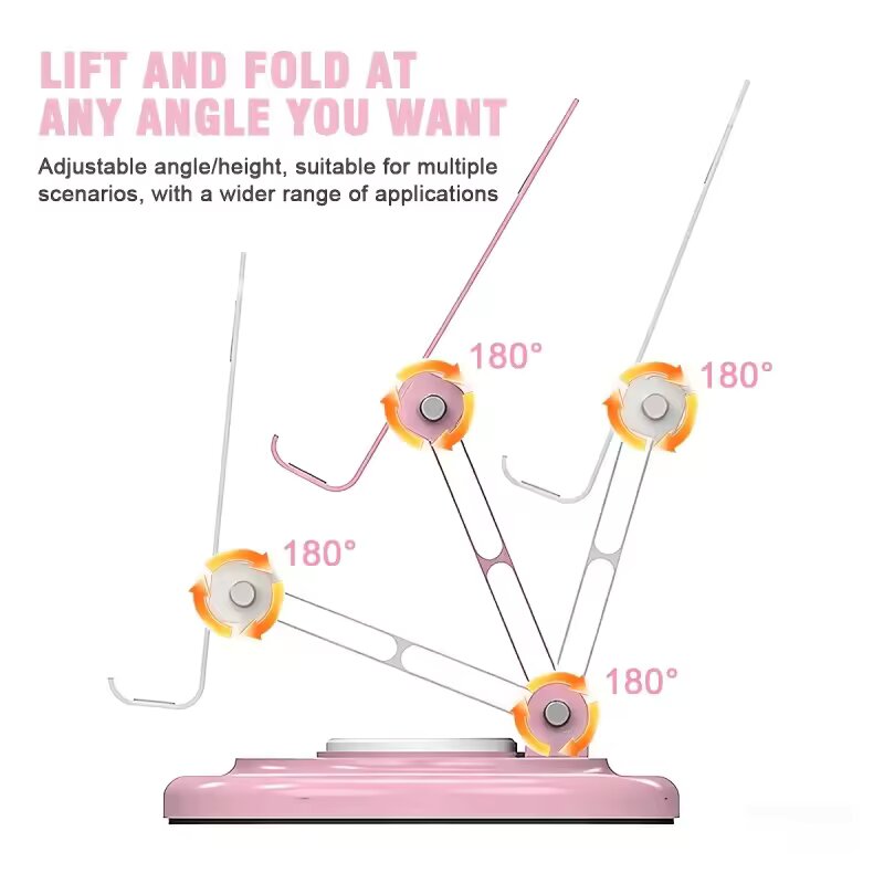 360度回転可能折りたたみ式デスクトップ電話スタンドポータブ - Mobile Electronics Gadgets のレビューと価格