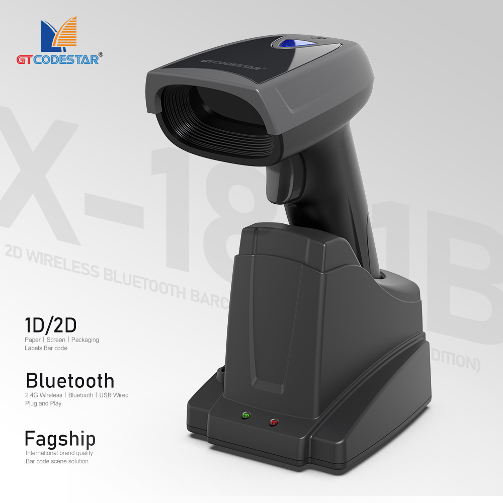 GTCODESTAR X-1801B Qr 1D 2D バー - Barcode Scanner Wireless のレビューと価格