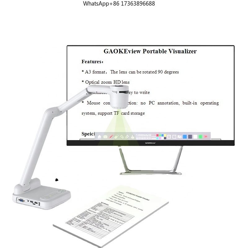 高科A3A4ミニスキャナー ドキュメントカメラ 学校用 8/ - Document Camera Visualizer のレビューと価格