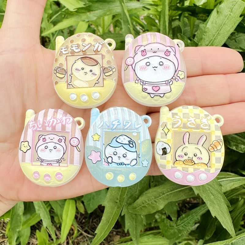 漫画風発光プリントのちいかわ穴あきキーホルダーバッグペンダン - Mobile Electronics Gadgets のレビューと価格