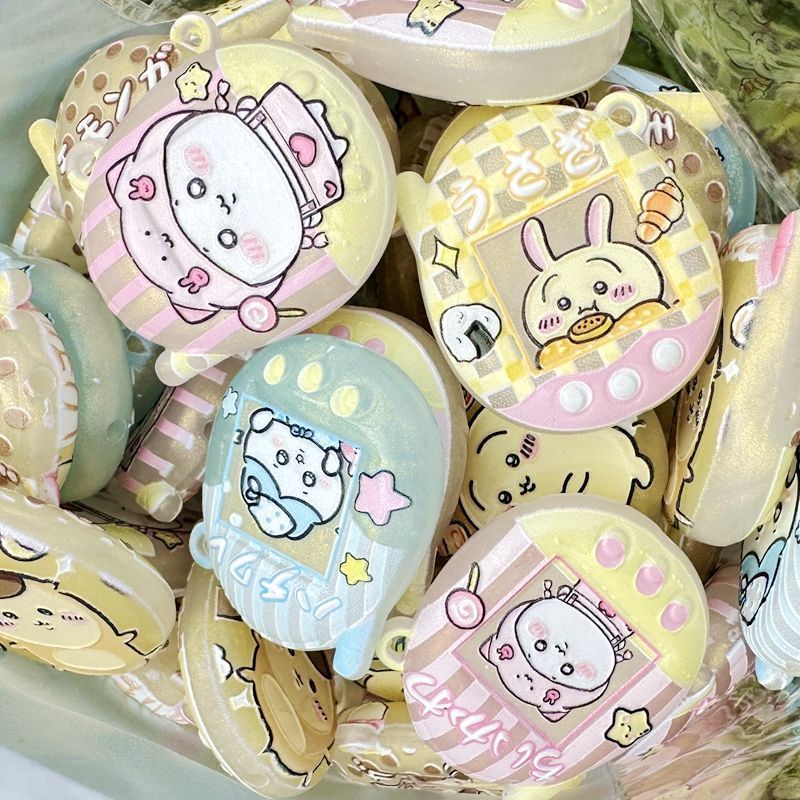 漫画風発光プリントのちいかわ穴あきキーホルダーバッグペンダン - Mobile Electronics Gadgets のレビューと価格