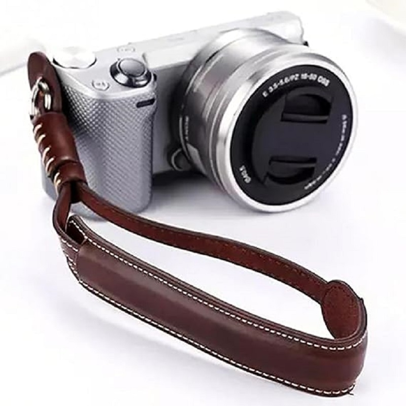 クイックリリースカメラリストストラップ、PUレザー安全ハンド - Compact Camera Mirrorless のレビューと価格