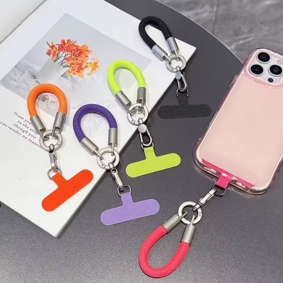 金属製スマホストラップガスケットパッチ回転式メタルバックル吊 - Mobile Electronics Gadgets のレビューと価格