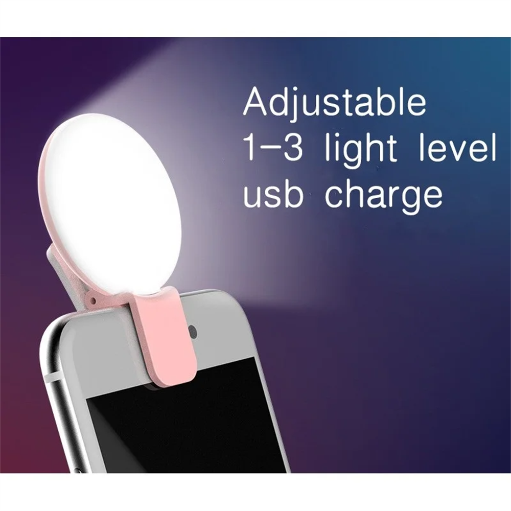 ポータブル LED ライト携帯電話ミニ自撮り補助光メイクアッ - Mobile Electronics Gadgets のレビューと価格