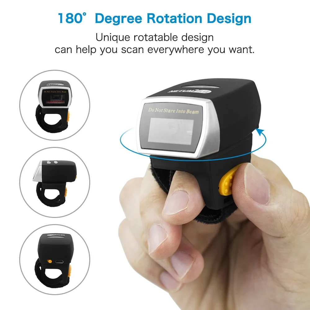 新型NetumミニフィンガーリングバーコードスキャナーCCD - Barcode Scanner Wireless のレビューと価格