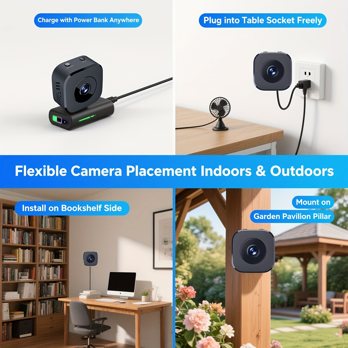 1080P HD ミニ WiFi カメラ屋内安全セキュリティ - Compact Camera Mirrorless のレビューと価格