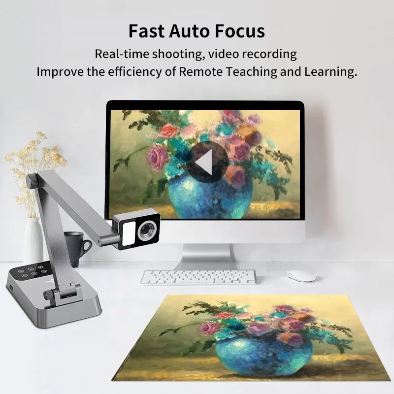 新型ポータブル教育用プロジェクターツール A3 HD MI  - Document Camera Visualizer のレビューと価格