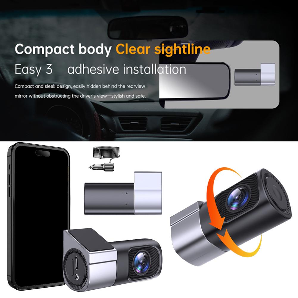 HD 1080P 車載カメラ ナイトビジョン搭載 ミニ隠し型 - Compact Camera Mirrorless のレビューと価格