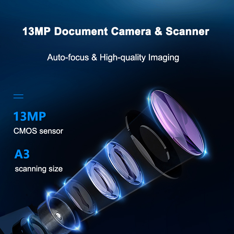 ポータブルスキャナー ドキュメントブック OCRテキスト認識 - Document Camera Visualizer のレビューと価格
