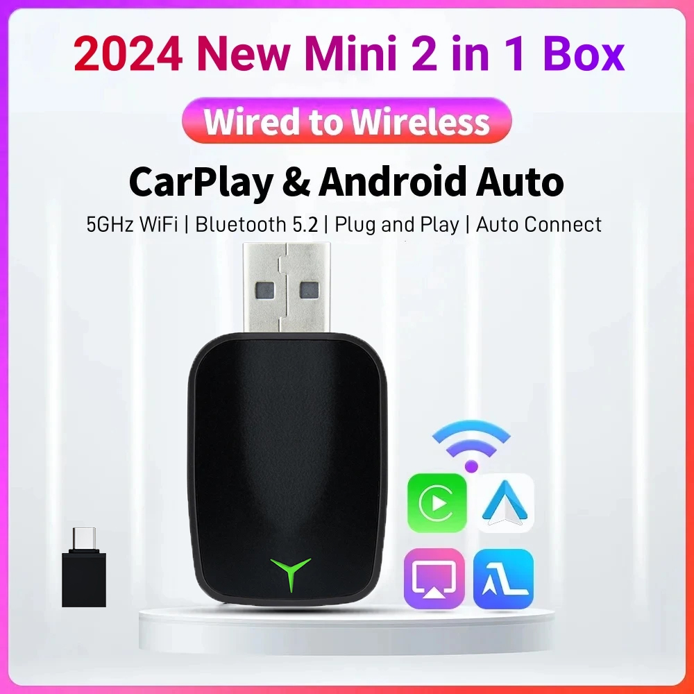 新しい有線からワイヤレス Carplay Android 2 - Electronic Gadgets のレビューと価格