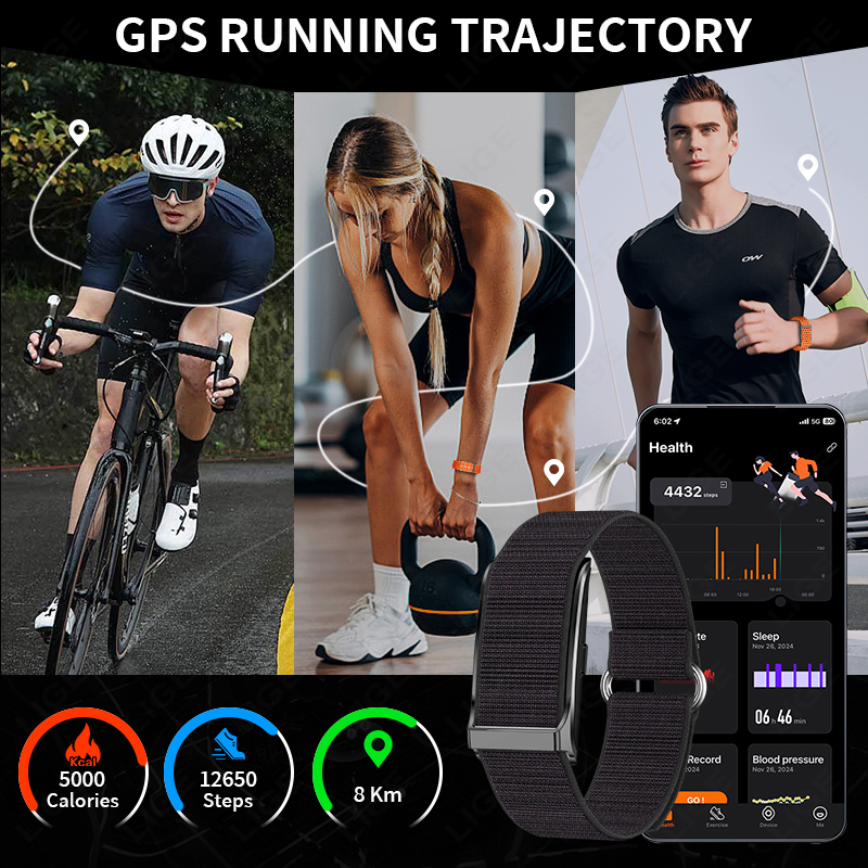 LIGE 100+ スポーツフィットネストラッカースマートブ - Electronics Gadgets For Men のレビューと価格