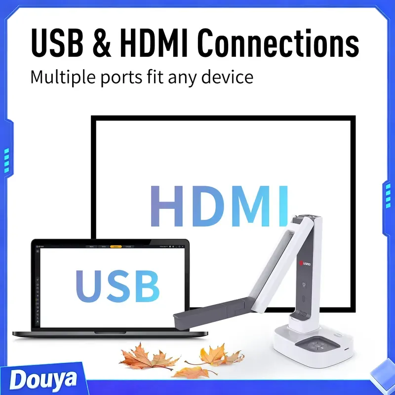 JOYUSING 2 in 1 ドキュメントカメラとウェブカ - Document Camera Visualizer のレビューと価格