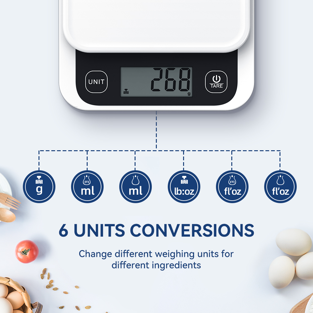 5kg/0.1g/1g スマートキッチンスケール栄養スケール - Electronics Quiz のレビューと価格
